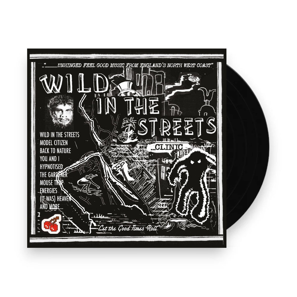 Packshot: Clinic – Wild In The Streets (Blue LP Vinyl) Vinyl LP | Relix