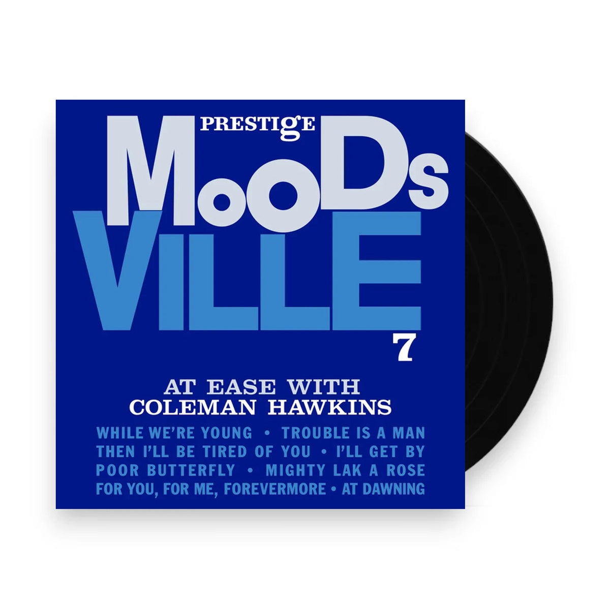 Packshot: Coleman Hawkins – At Ease With Coleman Hawkins - Moodsville Series (180g Black with tip-on jacket LP Vinyl) Vinyl LP | Relix