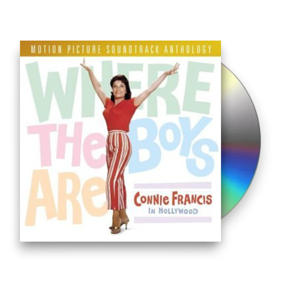 Packshot: Connie Francis – Where the Boys Are: Connie Francis in Hollywood CD | Relix