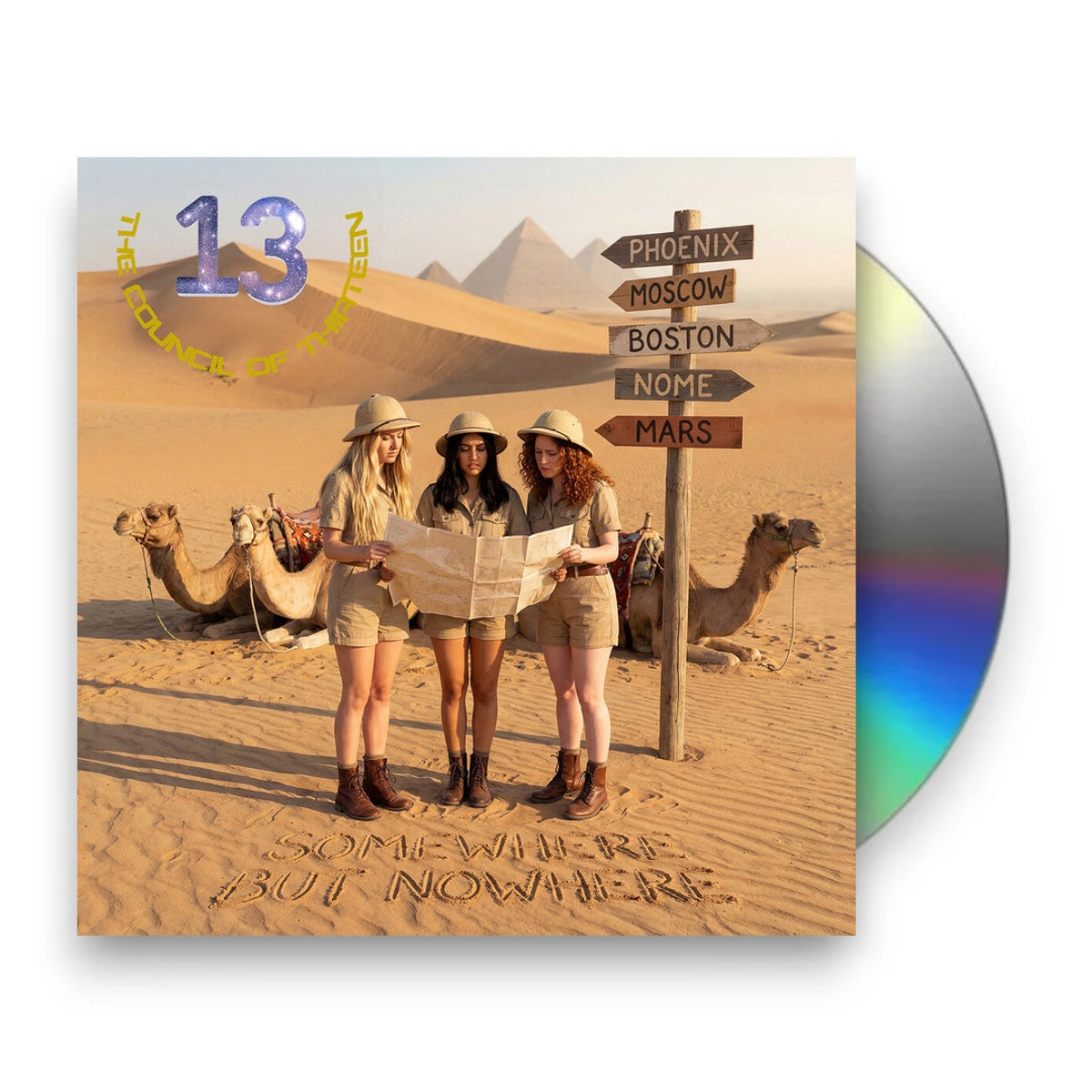 Packshot: Council Of Thirteen – Somewhere But Nowhere (With Booklet CD) CD | Relix
