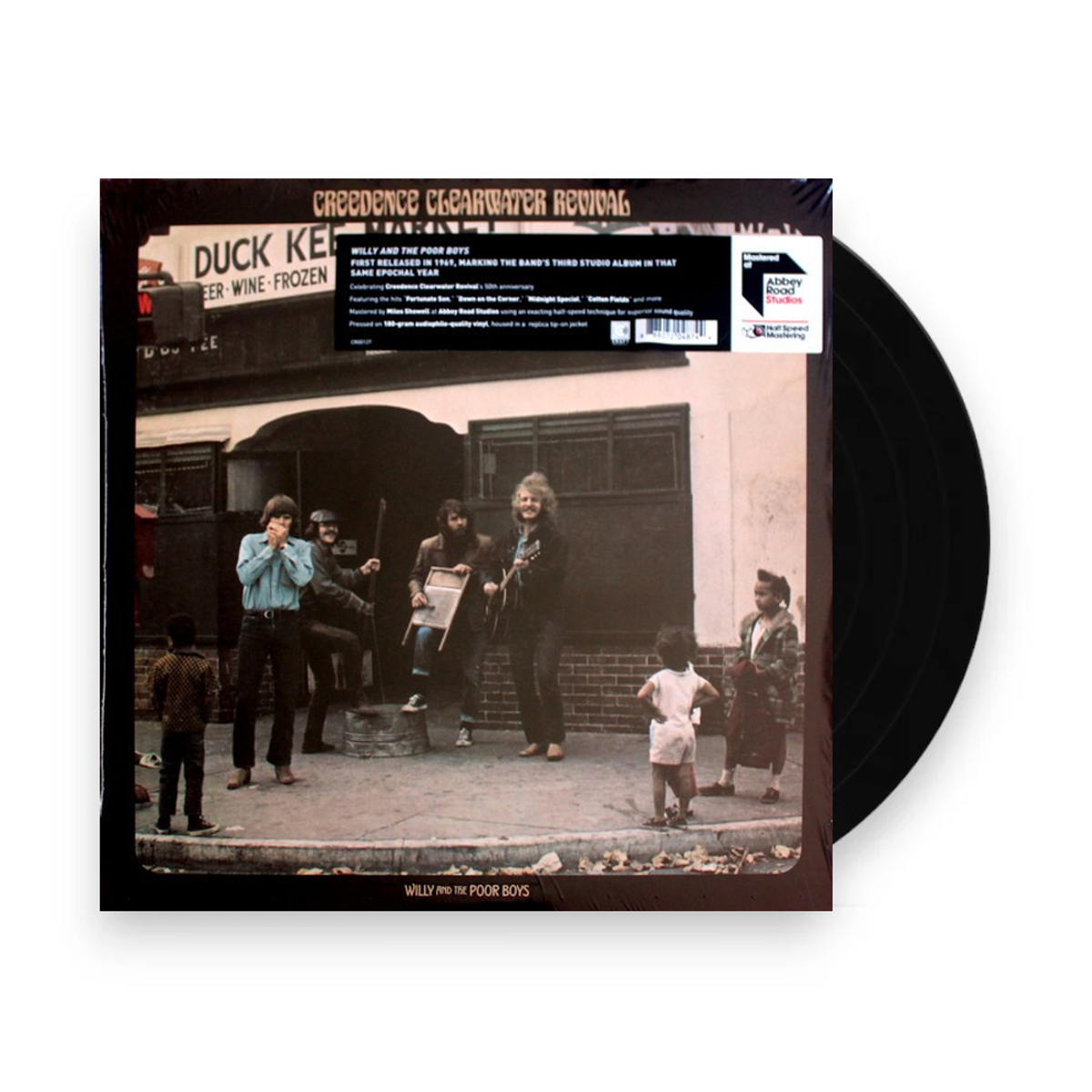 Packshot: Creedence Clearwater Revival – Willy And The Poor Boys (1/2 Speed Master LP Vinyl) Vinyl LP | Relix