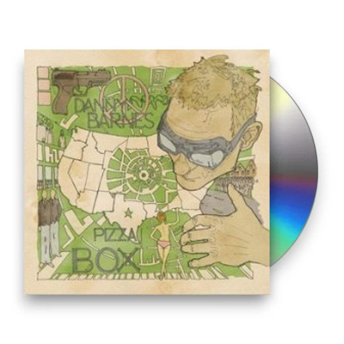 Packshot: Danny Barnes – Pizza Box CD | Relix