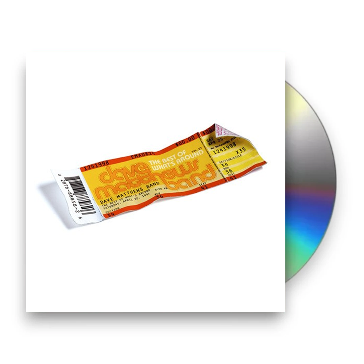 Packshot: Dave Matthews Band – The Best Of What's Around, Vol. 1 (2-CD) CD | Relix