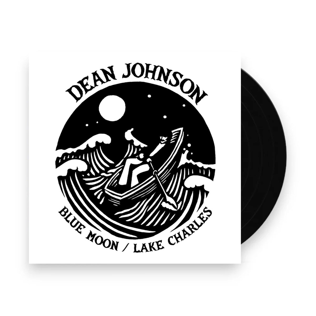 Packshot: Dean Johnson – Blue Moon b/w Lake Charles Saddle Creek (7" Vinyl) Vinyl LP | Relix
