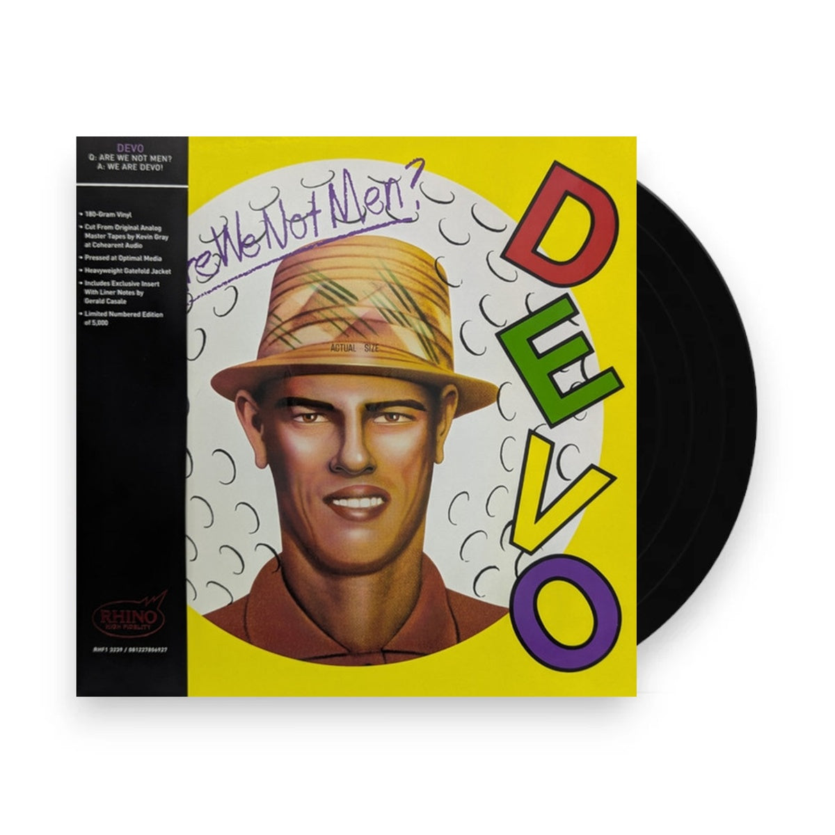 Packshot: Devo – Q: Are We Not Men (Brick & Mortar Exclusive, Hifi LP Vinyl) Vinyl LP | Relix