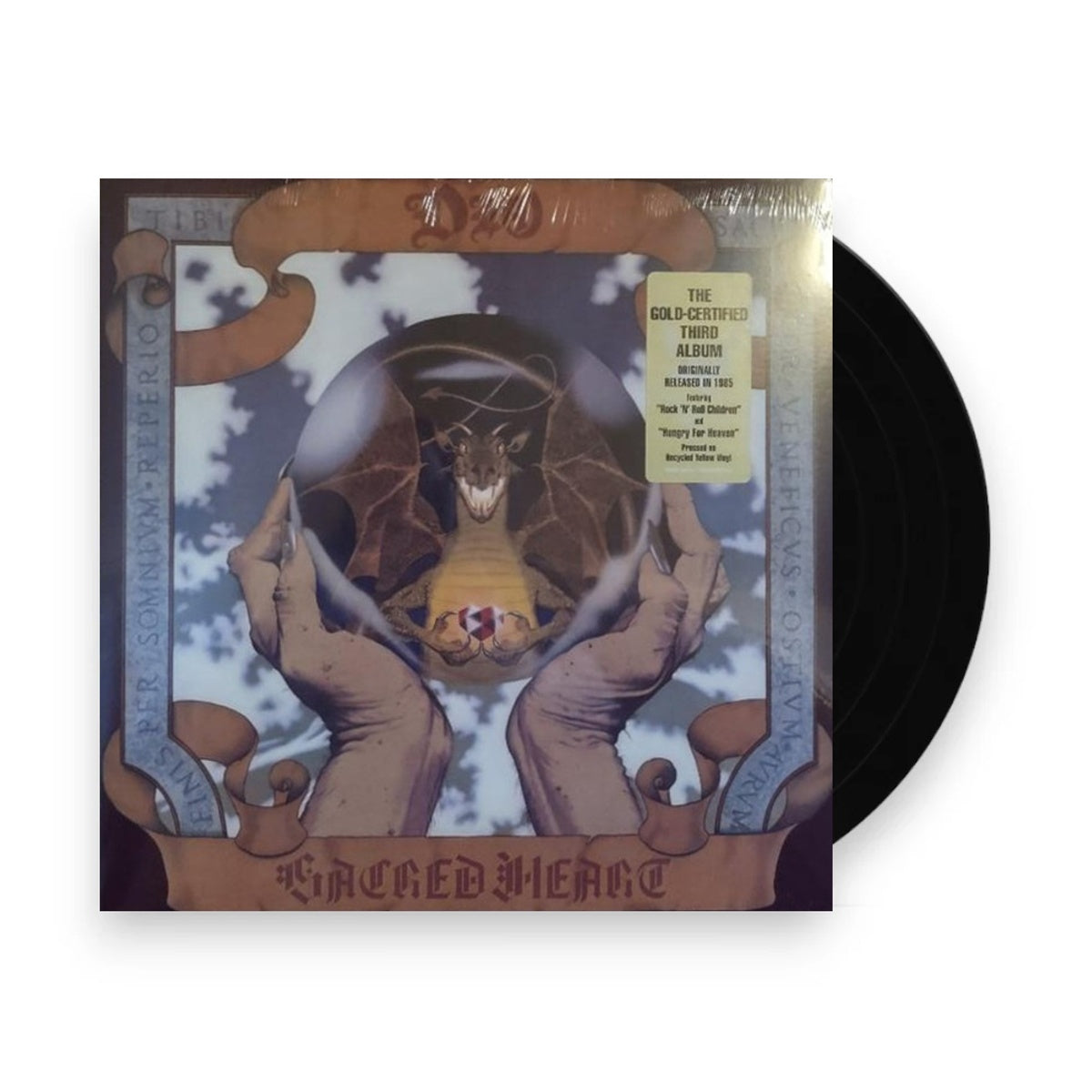 Packshot: Dio – Sacred Heart (Yellow LP Vinyl) Vinyl LP | Relix