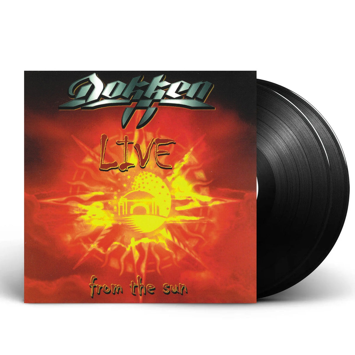 Packshot: Dokken – Live From The Sun (Blue, Colored, 180 Gram LP Vinyl) Vinyl LP | Relix