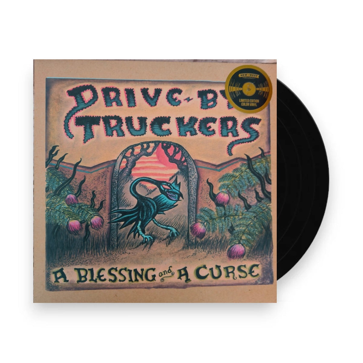 Packshot: Drive-By Truckers – Blessing And A Curse (Colored, Pink LP Vinyl) Vinyl LP | Relix