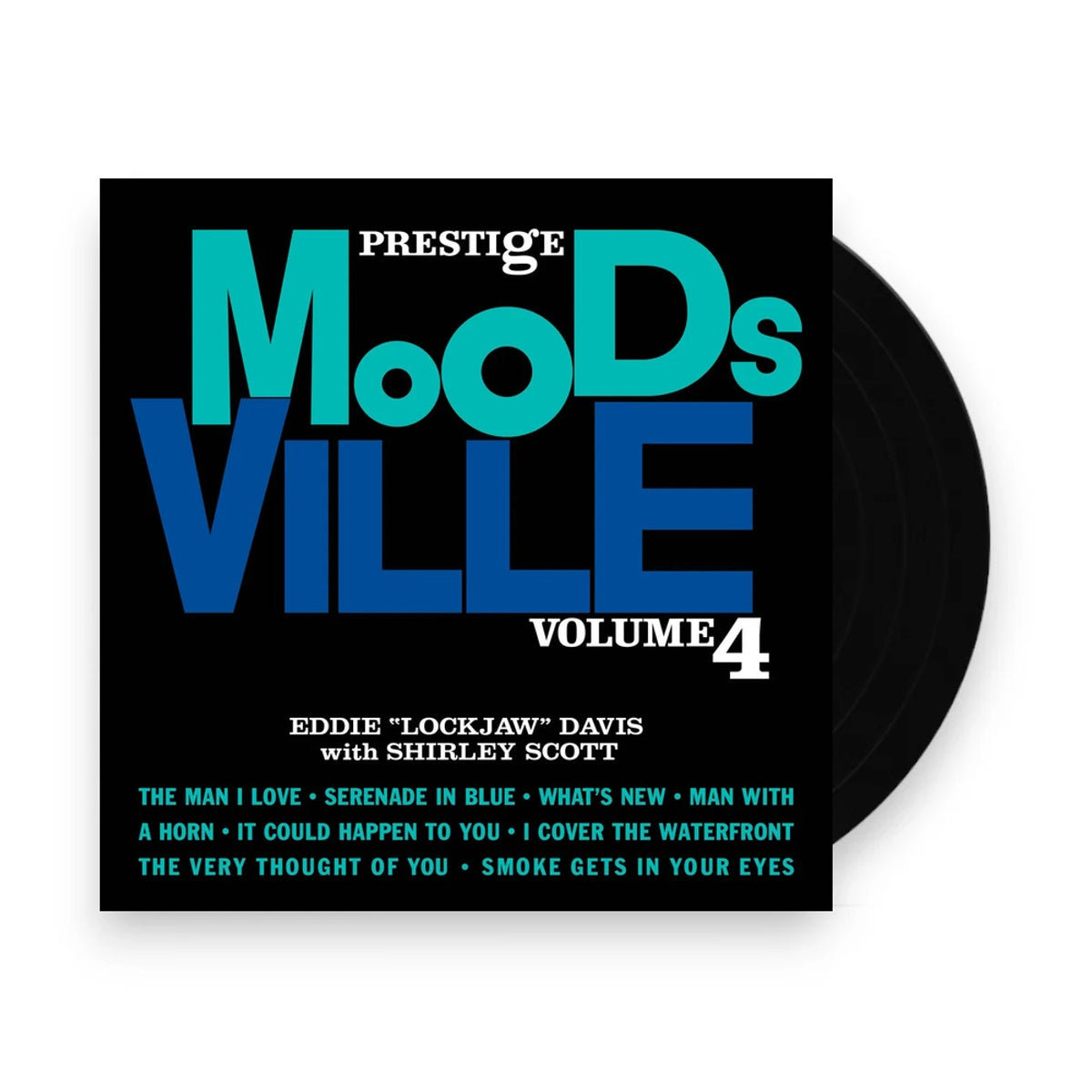 Packshot: Eddie – Eddie "Lockjaw" Davis with Shirley Scott, Vol. 4 - Moodsville Series (180g Black with tip-on jacket LP Vinyl) Vinyl LP | Relix