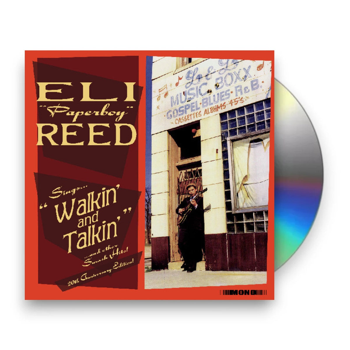 Packshot: Eli Reed  Paperboy – Sings Walkin' And Talkin' And Other Smash Hits CD | Relix