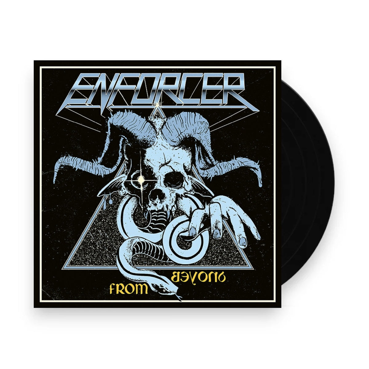 Packshot: Enforcer – From Beyond (Blk, Blue, Colored, Limited Edition, Spla LP Vinyl) Vinyl LP | Relix