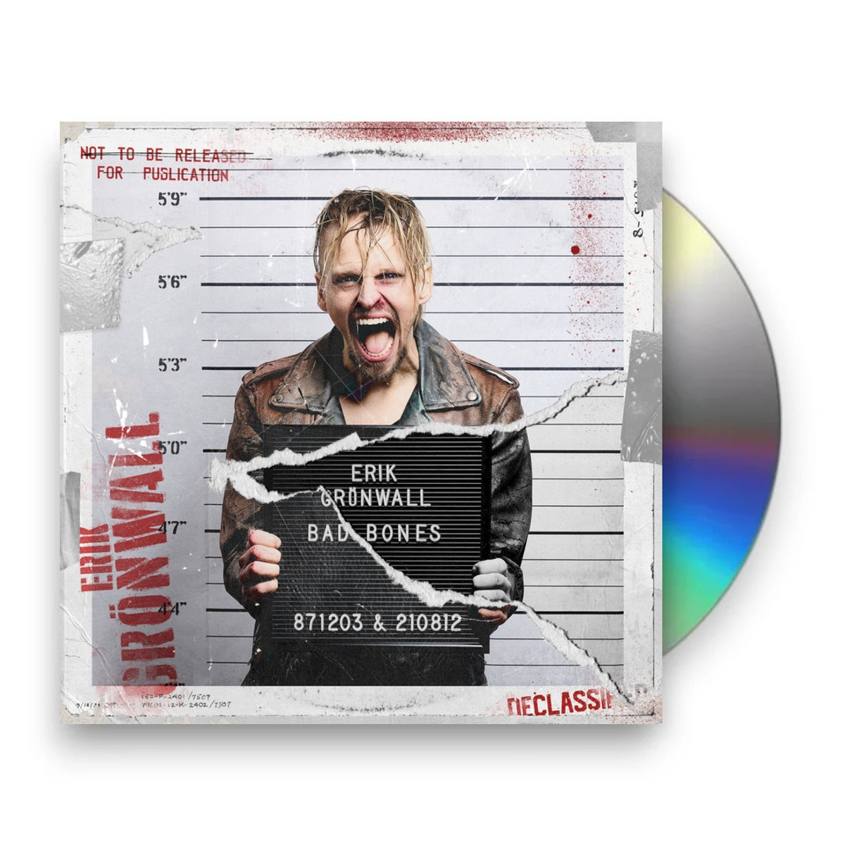 Packshot: Erik Gronwall – Bad Bones CD | Relix