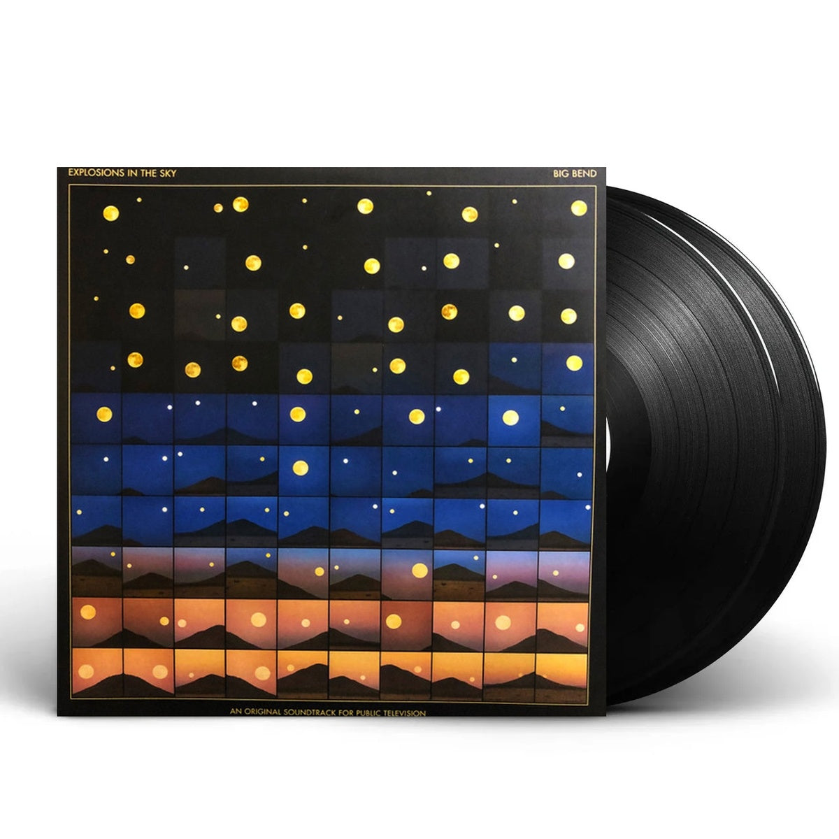 Packshot: Explosions In The Sky – Big Bend (An Original Soundtrack for Public Television, Blue Sky LP Vinyl) Vinyl LP | Relix