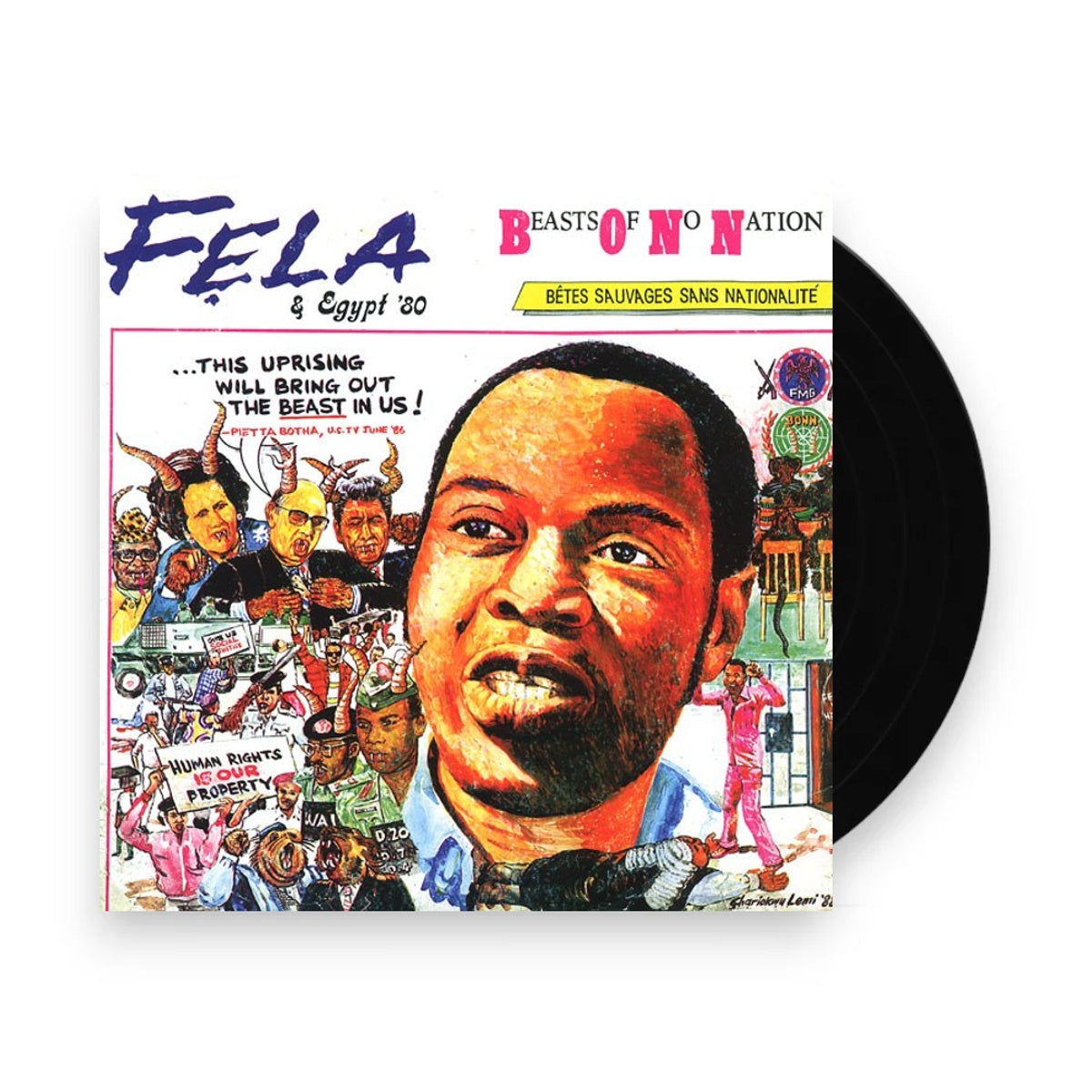 Packshot: Fela Kuti – Beasts Of No Nation (Download Included LP Vinyl) Vinyl LP | Relix
