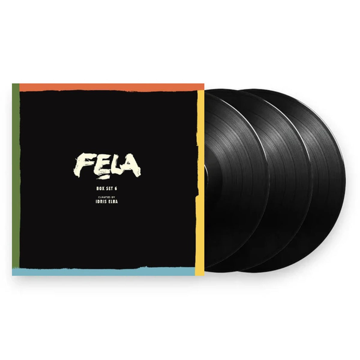 Packshot: Fela Kuti – BOX SET #6 CURATED BY IDRIS ELBA (DELUXE EDITION 7-LP Vinyl) Vinyl LP | Relix