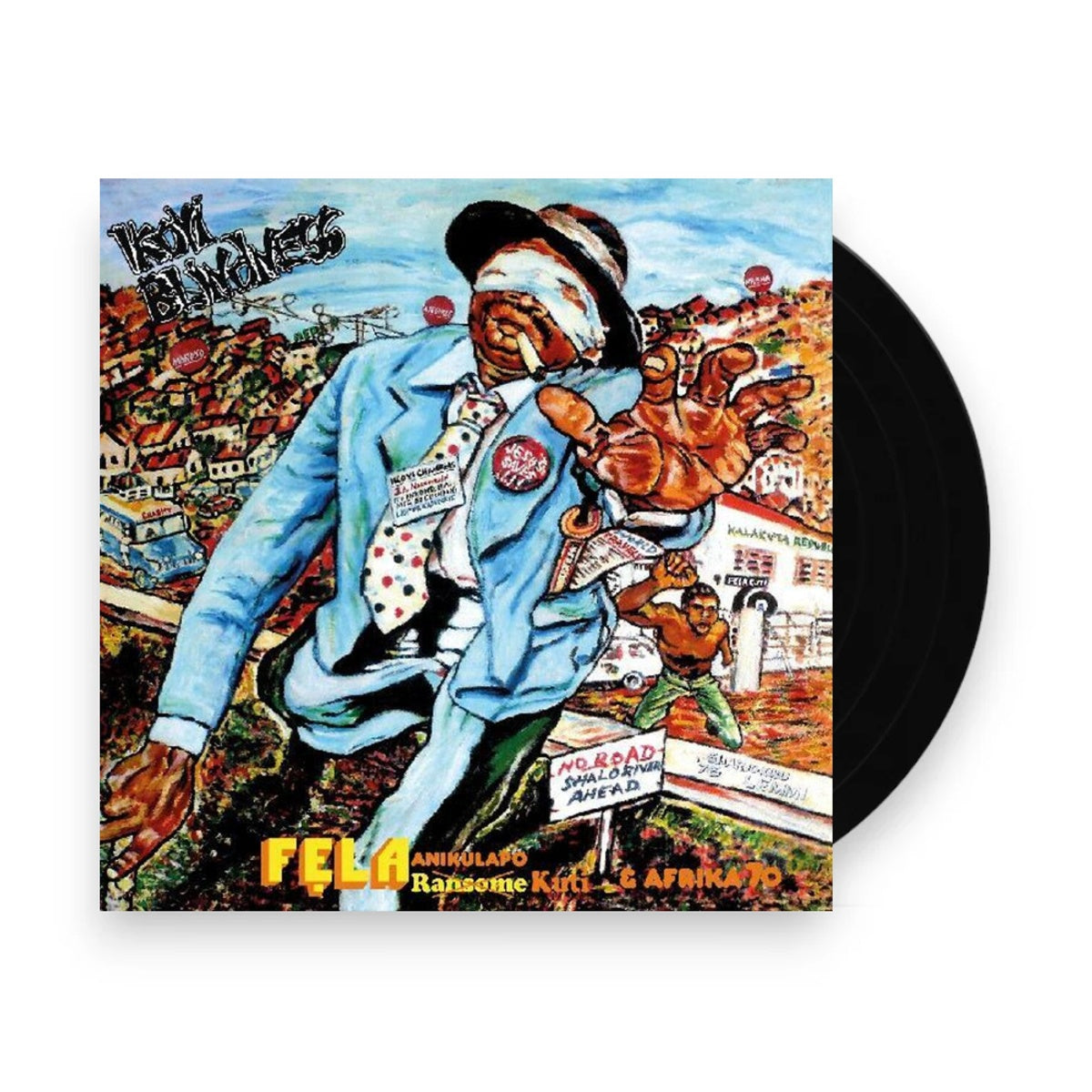 Packshot: Fela Kuti – Ikoyi Blindness (White LP Vinyl) Vinyl LP | Relix