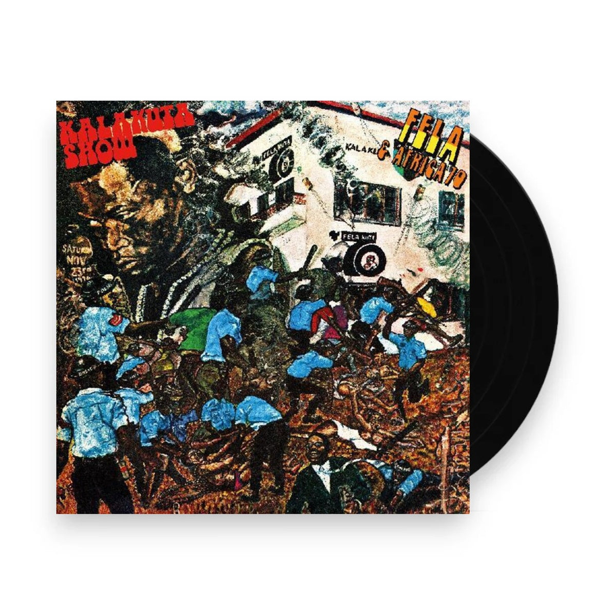 Packshot: Fela Kuti – Kalakuta Show (Blue, Clear LP Vinyl) Vinyl LP | Relix