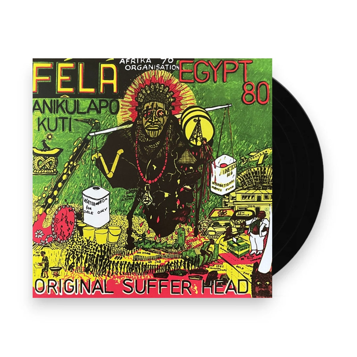 Packshot: Fela Kuti – Original Sufferhead (Opaque Light Green LP Vinyl) Vinyl LP | Relix