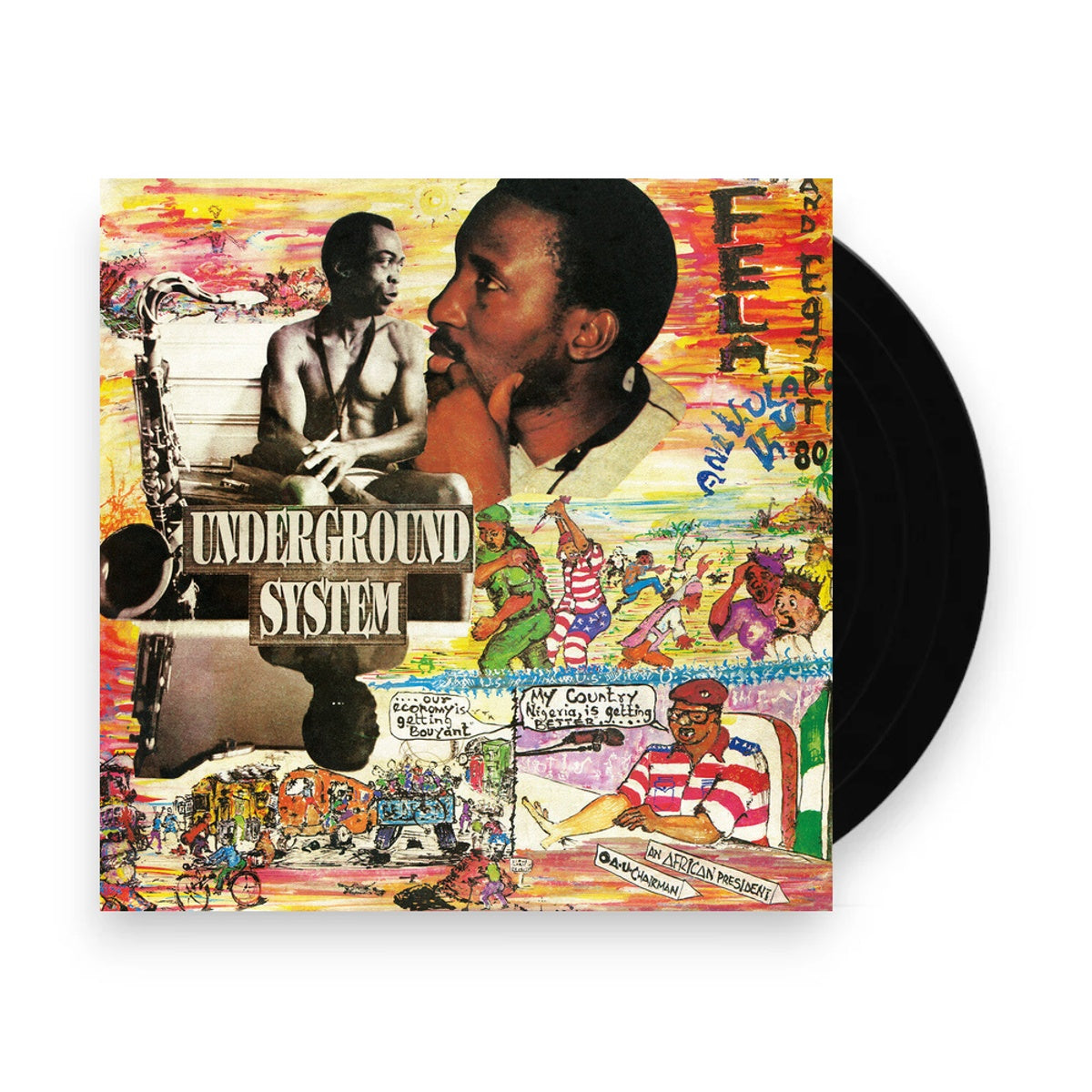 Packshot: Fela Kuti – Underground System Vinyl LP | Relix