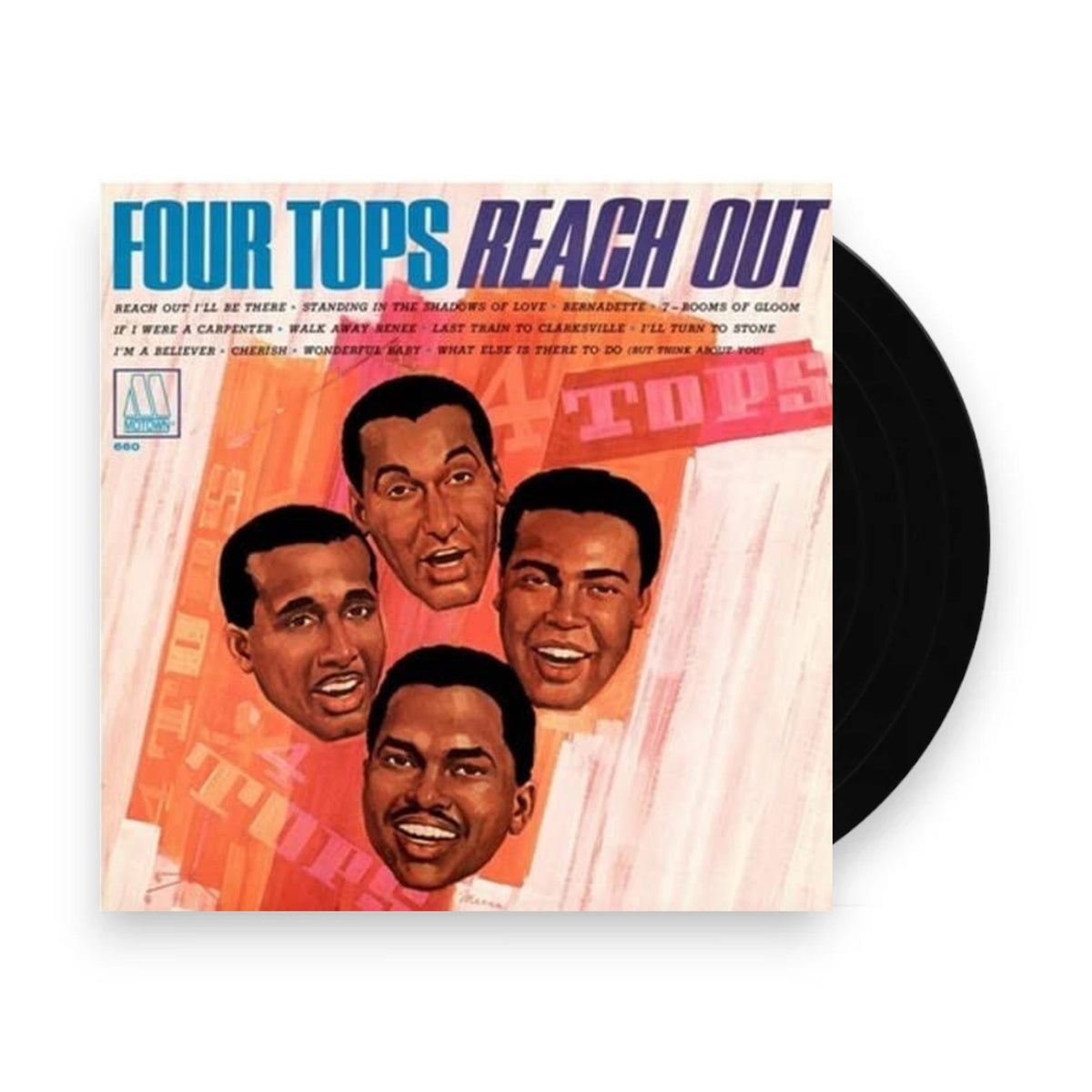 Packshot: Four Tops – Reach Out (LP Vinyl) Vinyl LP | Relix