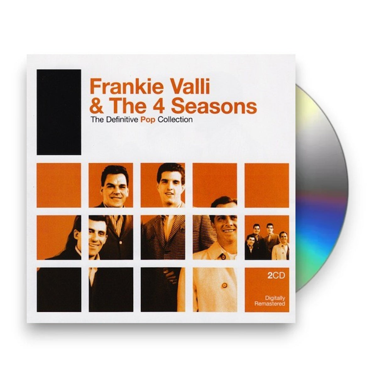 Packshot: Frankie Valli & The Four Seasons – Definitive Pop (2-CD) CD | Relix