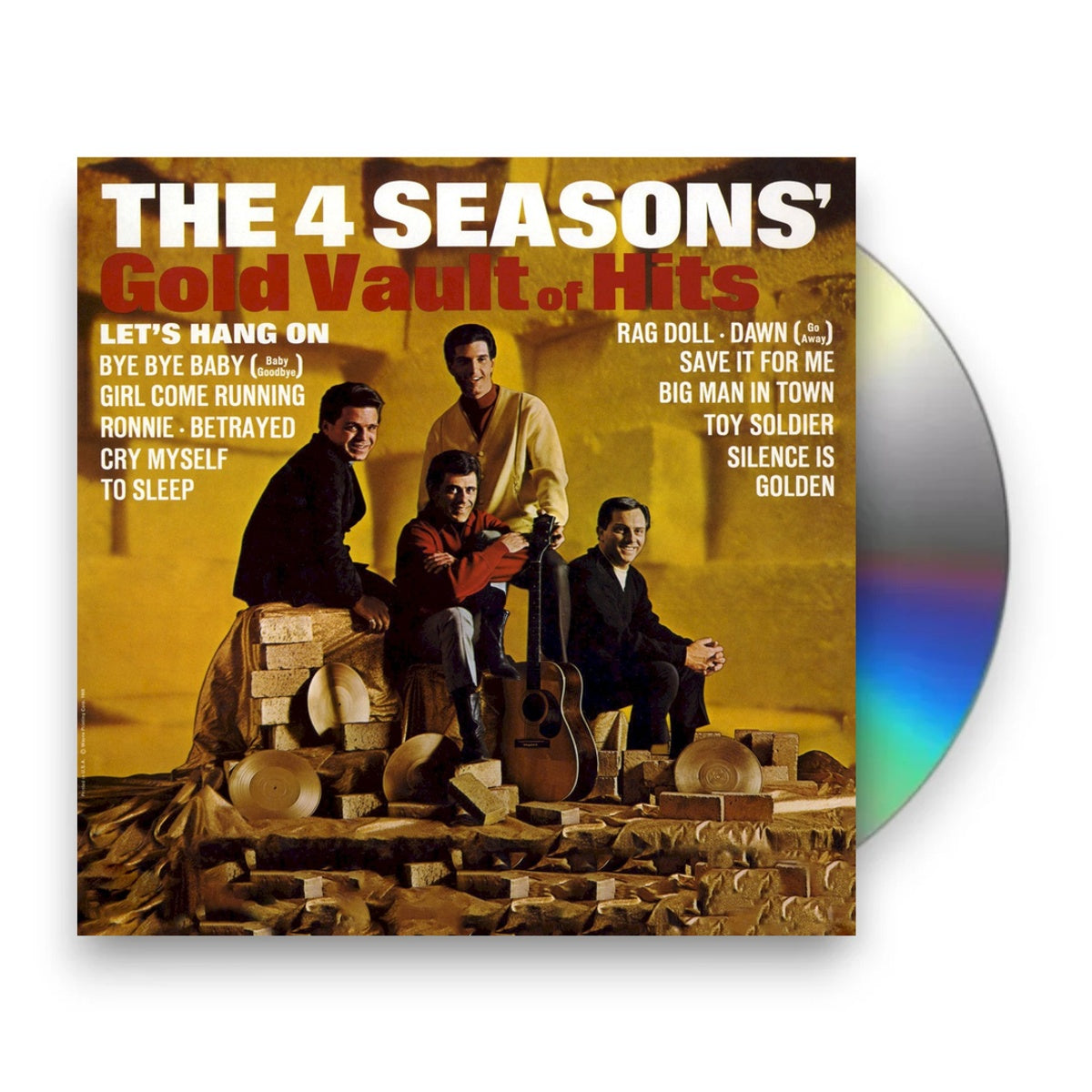 Packshot: Frankie Valli & The Four Seasons – Gold Vault of Hits CD | Relix