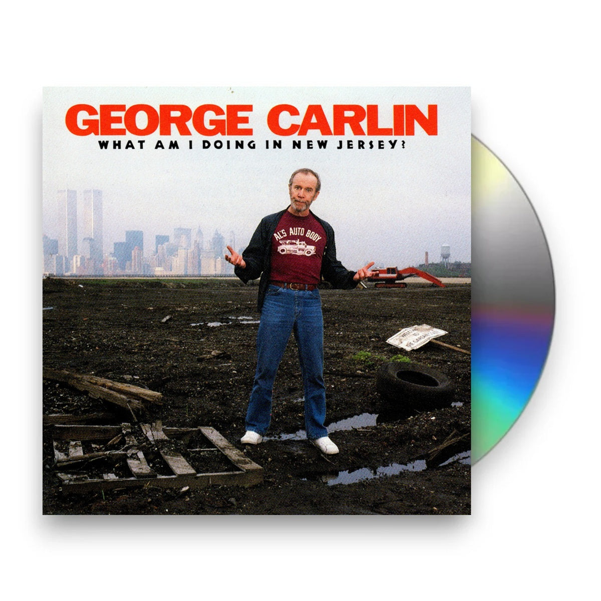 Packshot: George Carlin – What Am I Doing In New Jersey? CD | Relix