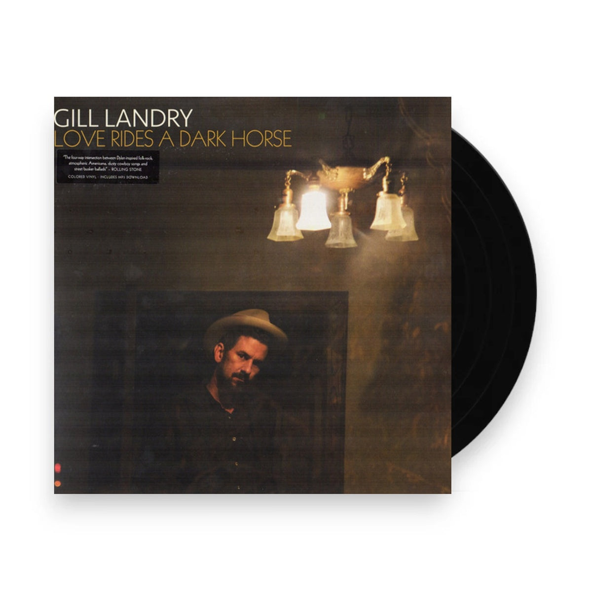 Packshot: Gill Landry – Love Rides A Dark Horse (Red & Black Swirl LP Vinyl) Vinyl LP | Relix