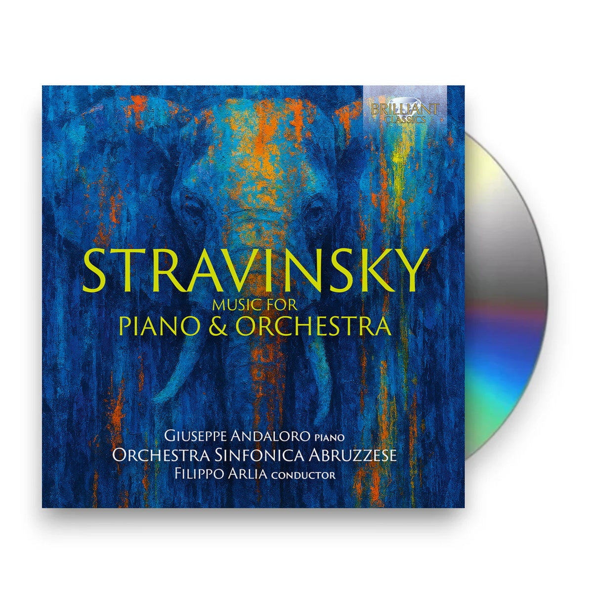 Packshot: Giuseppe Andaloro – Stravinsky: Music For Pno & Orchestra CD | Relix