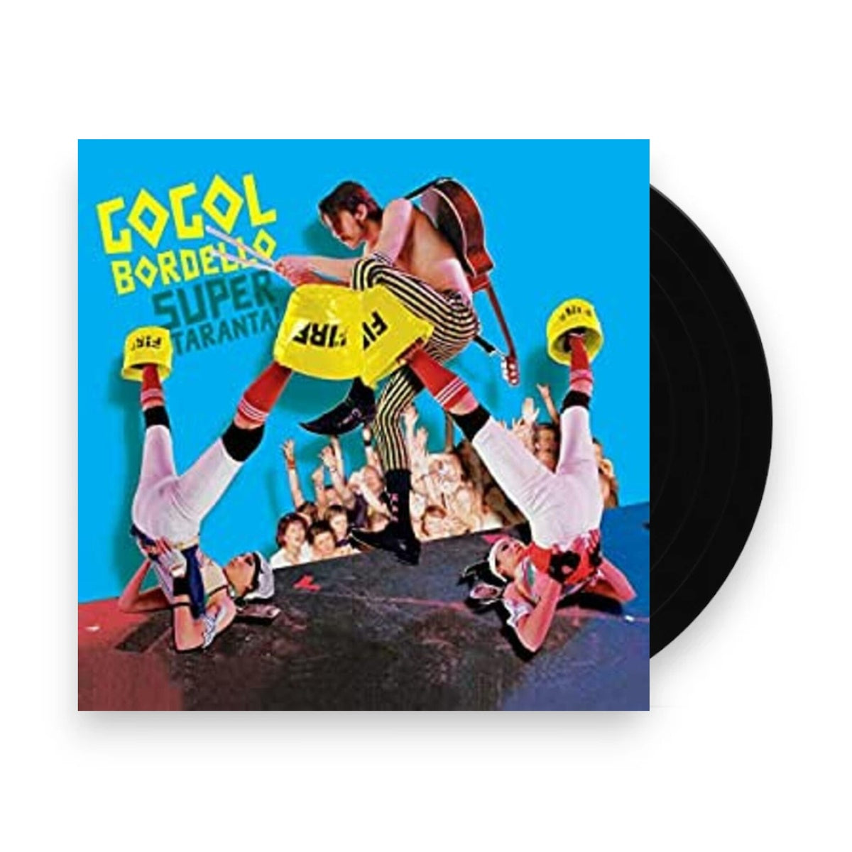 Packshot: Gogol Bordello – Super Taranta - Blue Iceberg Splash (Blue, Colored LP Vinyl) Vinyl LP | Relix