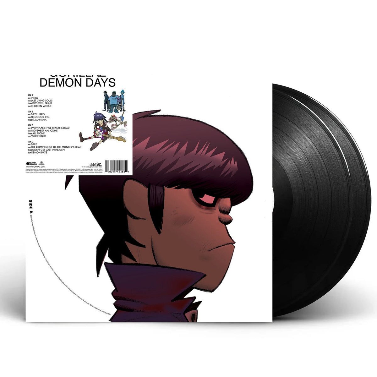 Packshot: Gorillaz – Demon Days (LP Vinyl) Vinyl LP | Relix