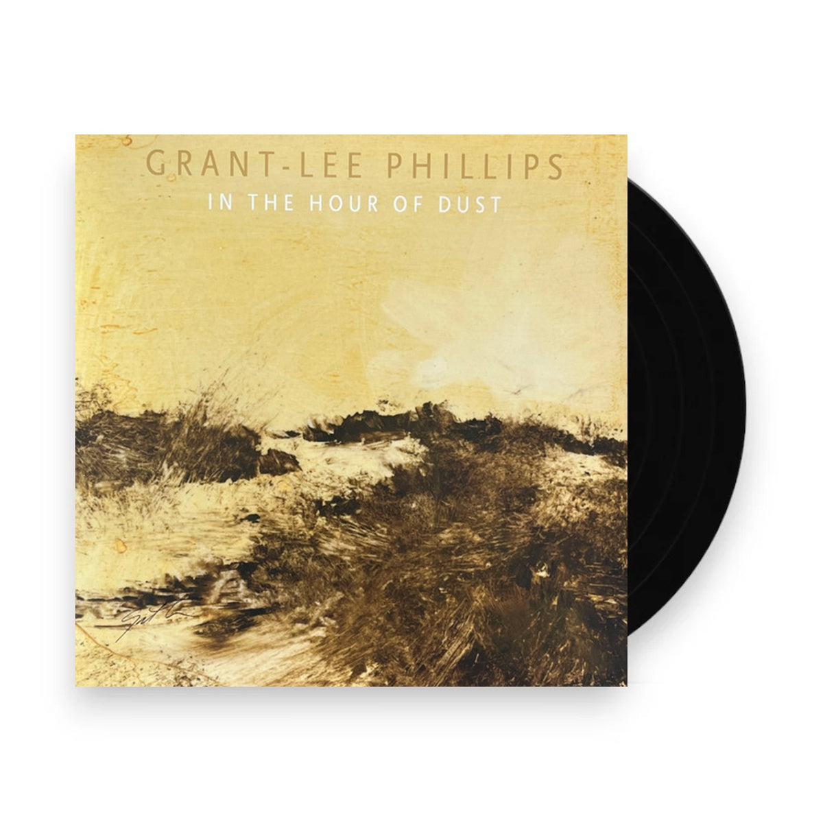 Packshot: Grant Phillips -Lee – In The Hour Of Dust (Bonus Tracks, Clear Golden Smoke Vinyl Colored) Vinyl LP | Relix