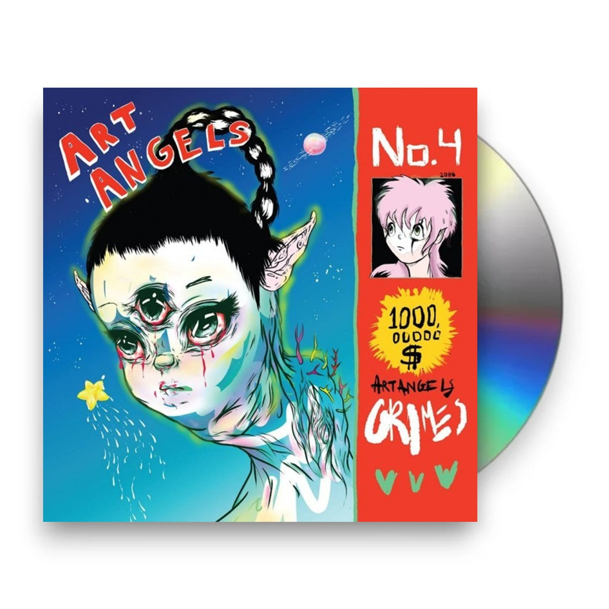 Packshot: Grimes – Art Angels CD | Relix