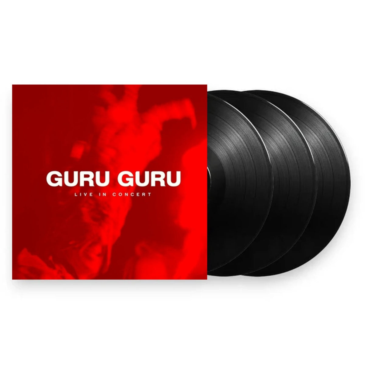 Packshot: Guru Guru – Live in Concert (3-LP Vinyl) Vinyl LP | Relix