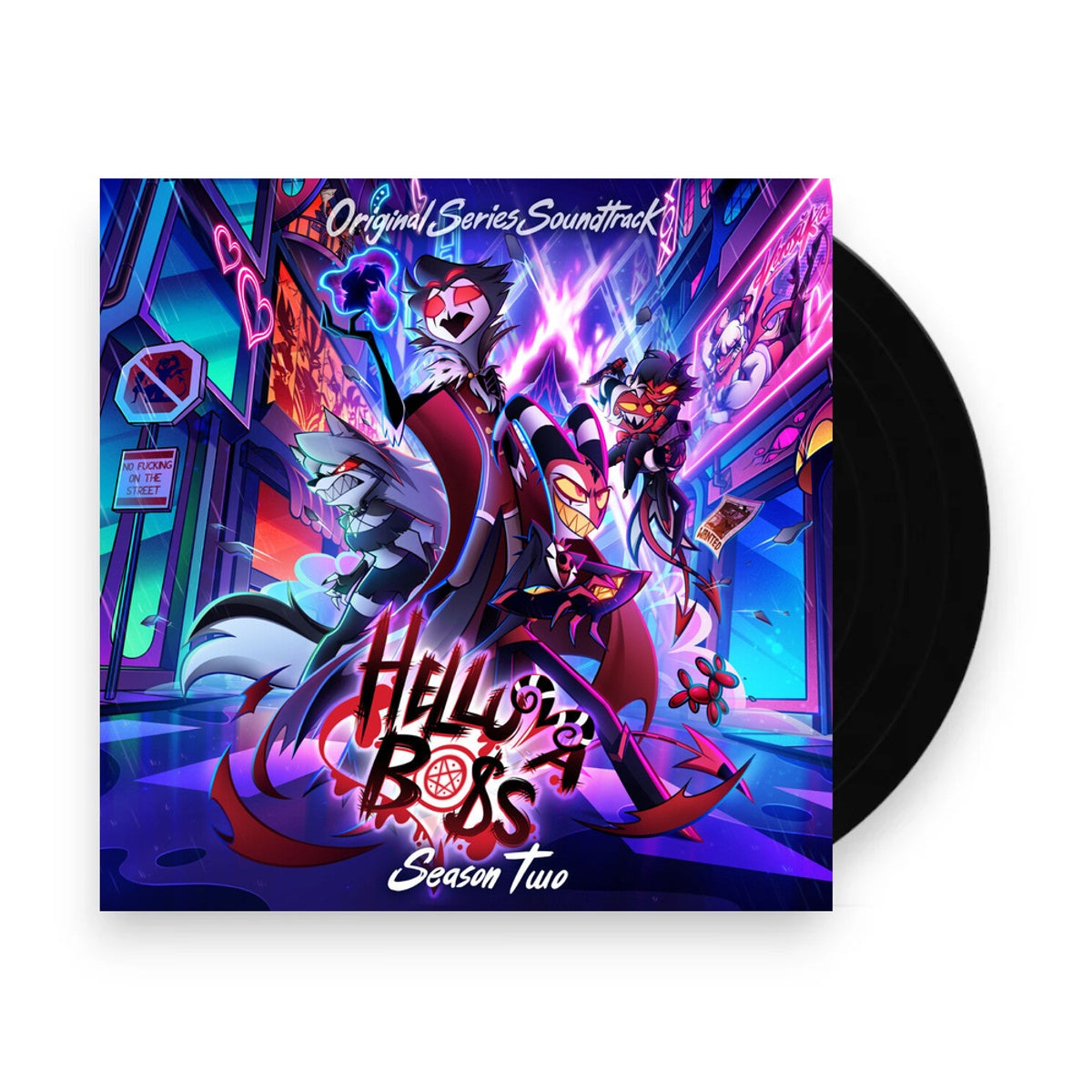 Packshot: Helluva Boss – Helluva Boss: Season 2 (Original Soundtrack, Pink Splatter LP Vinyl) Vinyl LP | Relix