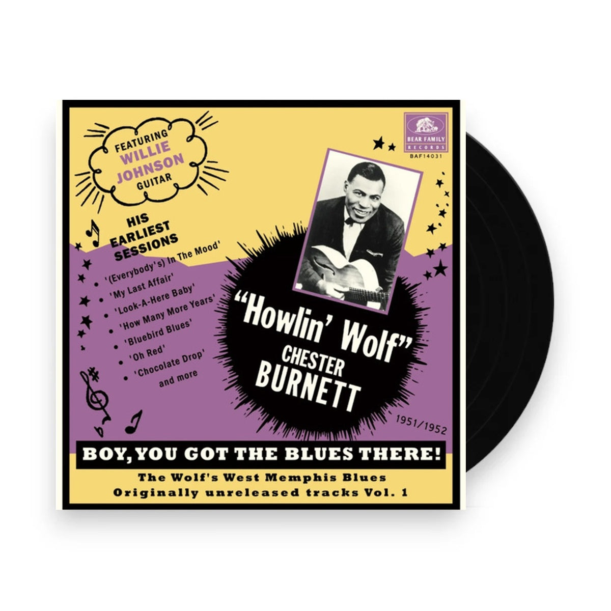Packshot: Howlin' Wolf – Boy You Got The Blues There! Vol. 1: The Wolf's Vinyl LP | Relix