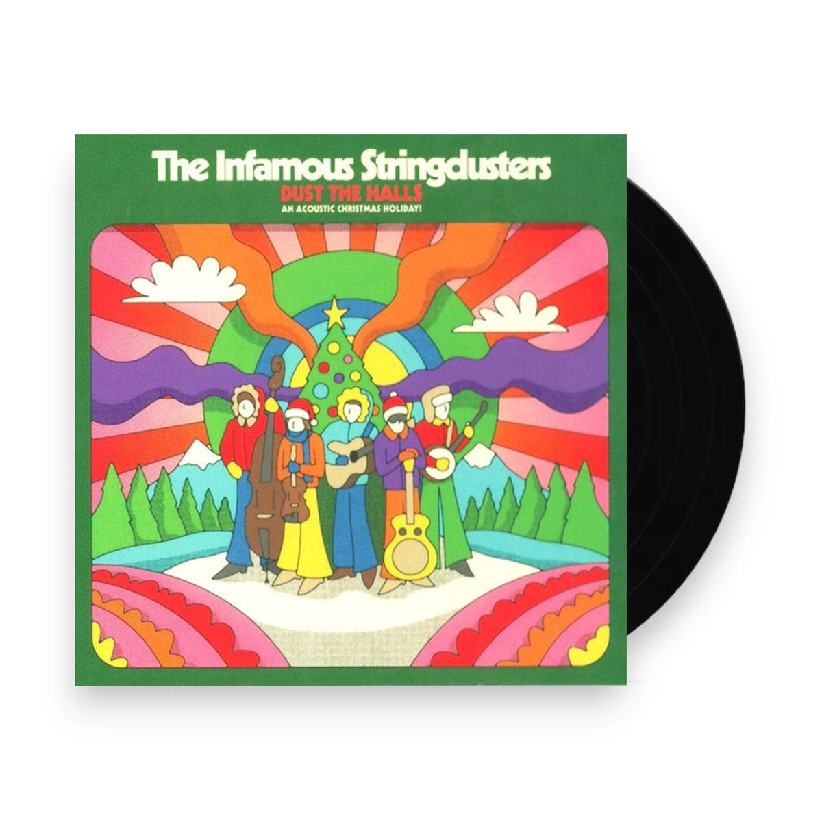 Packshot: Infamous Stringdusters – Dust The Halls: An Acoustic Christmas Holiday! Vinyl LP | Relix