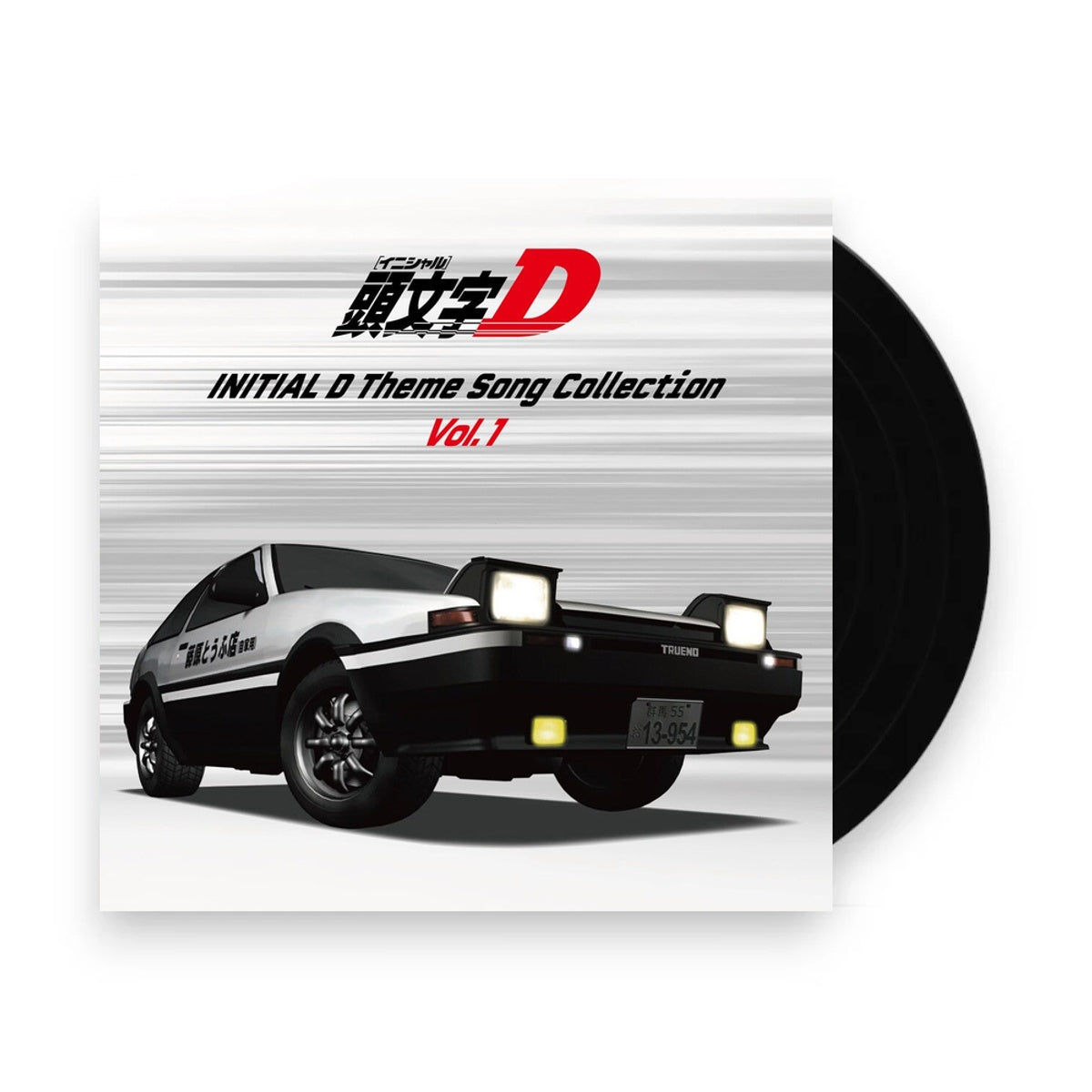 Packshot: Initial D Theme Songs Collection Vol. 1 / Various – Initial D Theme Songs Collection Vol. 1 / Various (LP Vinyl) Vinyl LP | Relix