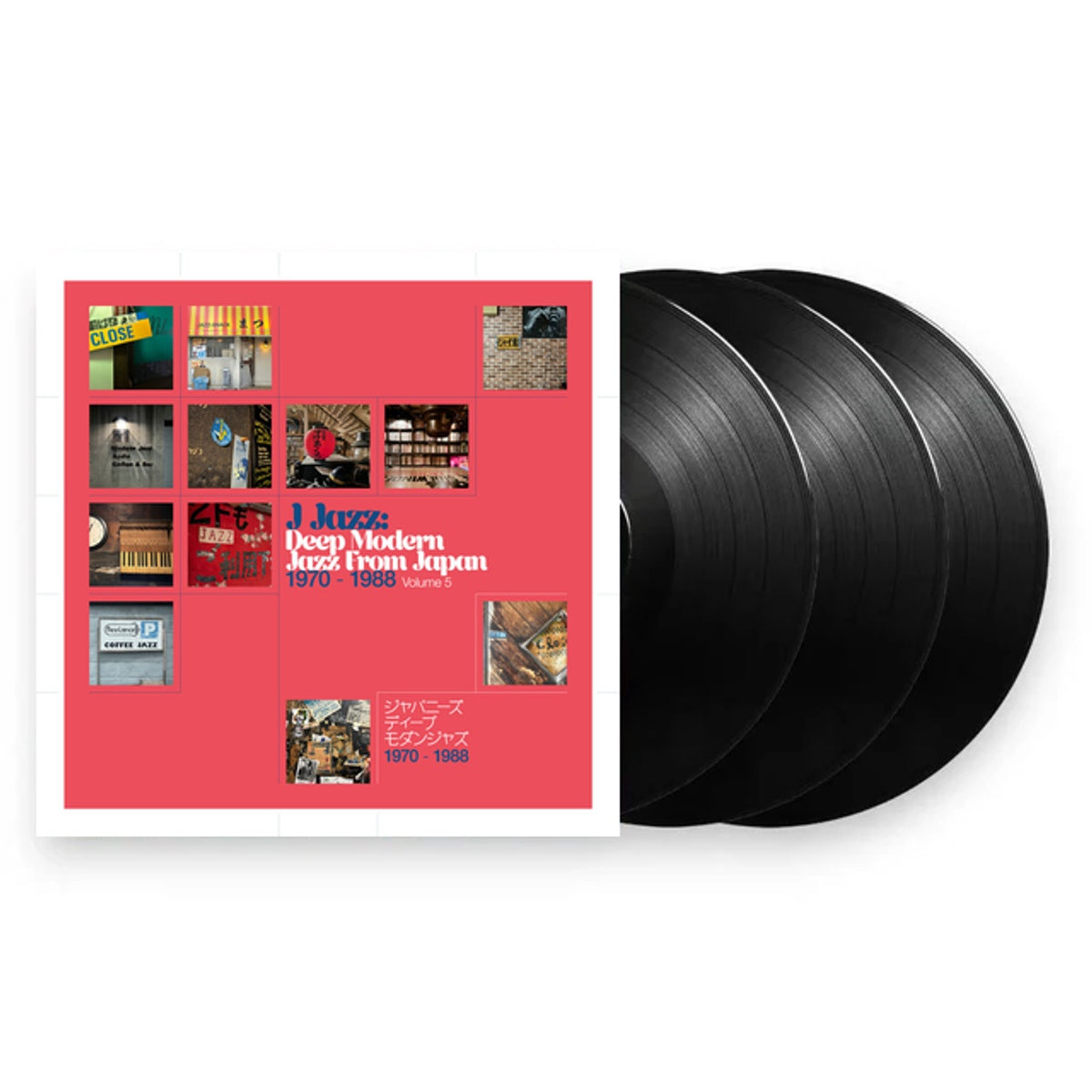 Packshot: J Jazz: Deep Modern Jazz From Japan Vol 5 / Var – J Jazz: Deep Modern Jazz From Japan Vol 5 / Var (LP Vinyl) Vinyl LP | Relix