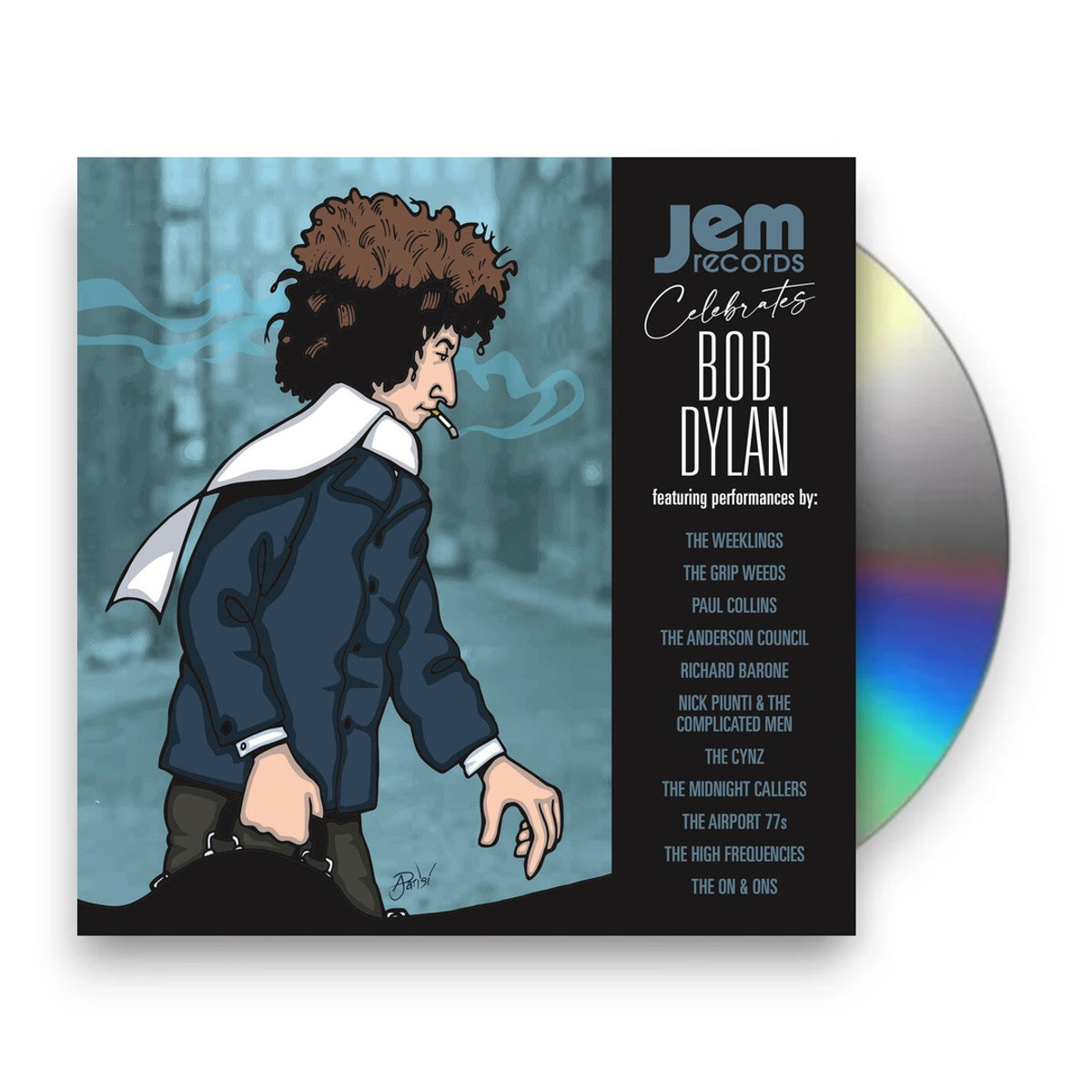 Packshot: Jem Records Celebrates Bob Dylan / Various – Jem Records Celebrates Bob Dylan / Various CD | Relix