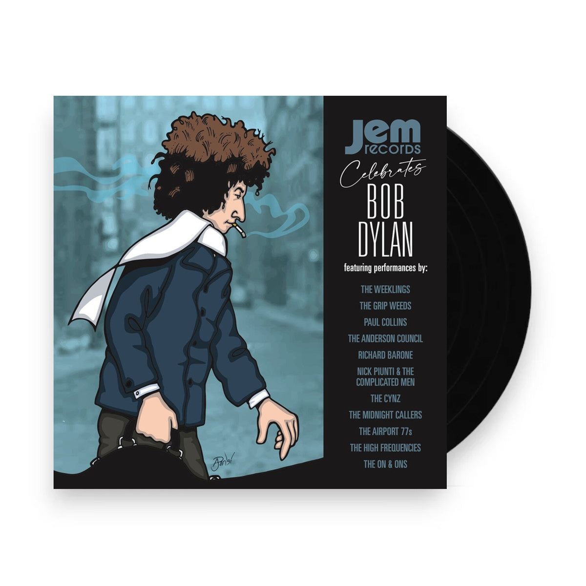 Packshot: Jem Records Celebrates Bob Dylan / Various – Jem Records Celebrates Bob Dylan / Various Vinyl LP | Relix