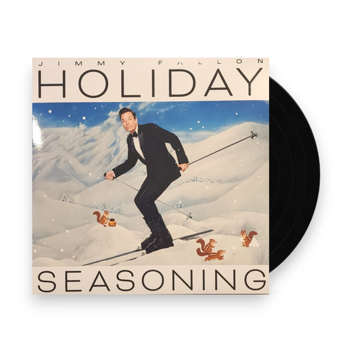 Packshot: Jimmy Fallon – Holiday Seasoning (Peppermint Swirl LP Vinyl) Vinyl LP | Relix