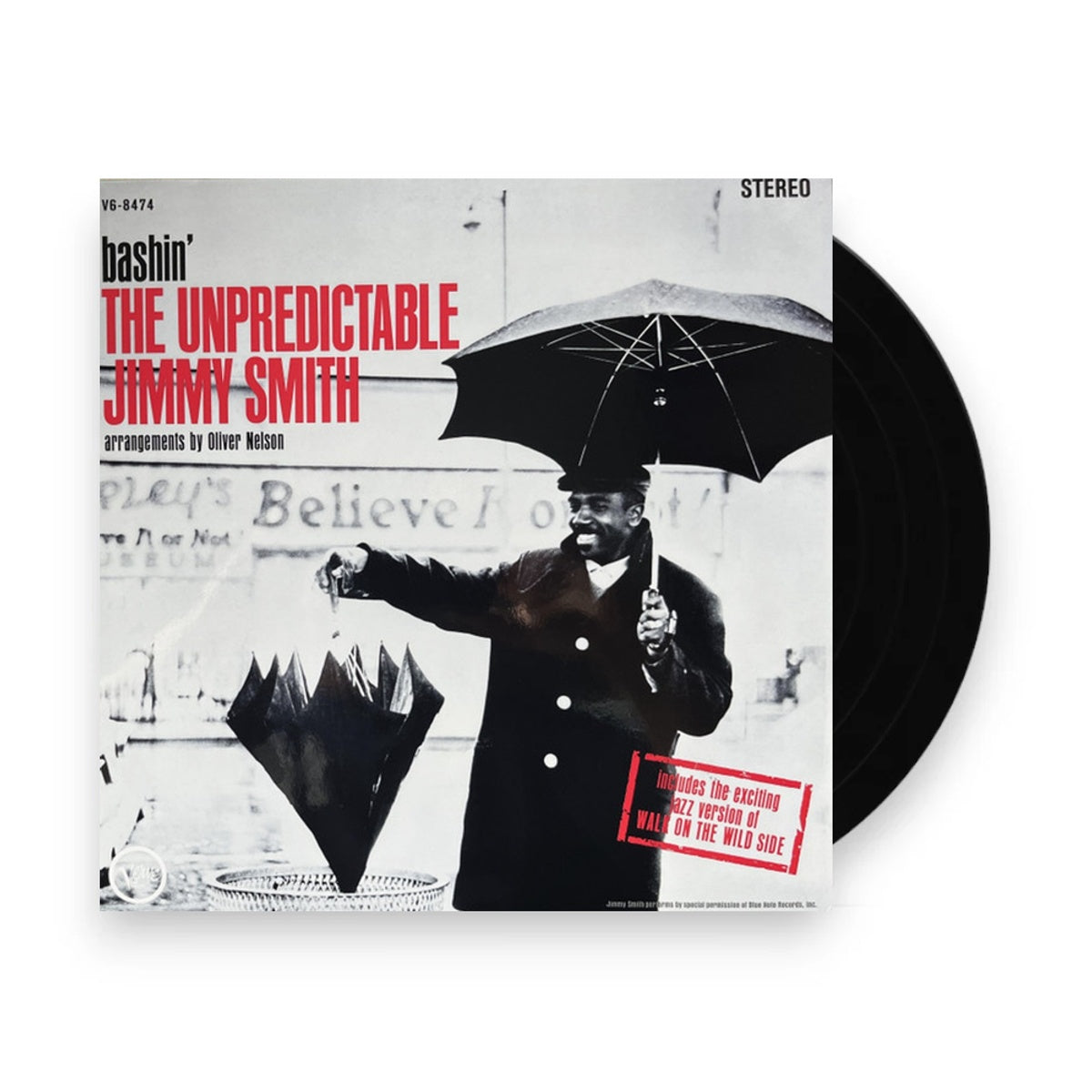 Packshot: Jimmy Smith – Bashin: Unpredicable Jimmy Smith (Verve Acoustic LP Vinyl) Vinyl LP | Relix