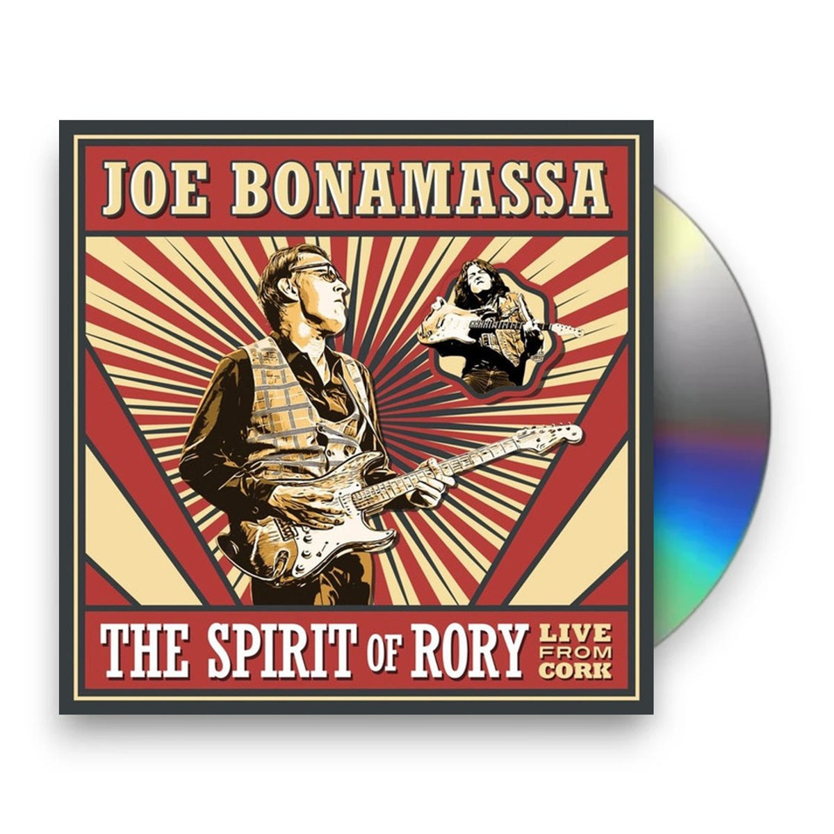 Packshot: Joe Bonamassa – The Spirit Of Rory Live From Cork (Digipak CD) CD | Relix