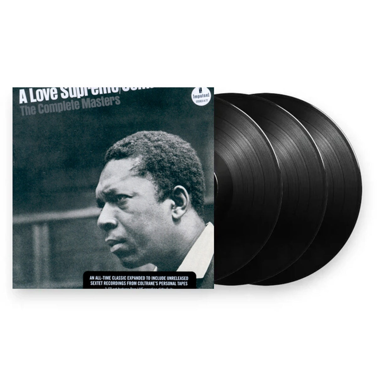 Packshot: John Coltrane – A Love Supreme: The Complete Masters Vinyl LP | Relix