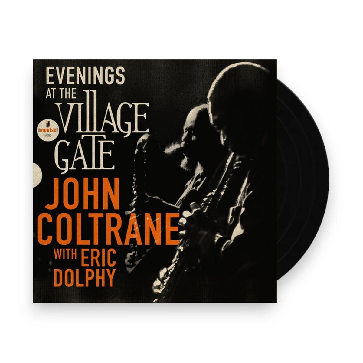 Packshot: John Coltrane – Evenings At The Village Gate: John Coltrane With Eric Dolphy Vinyl LP | Relix