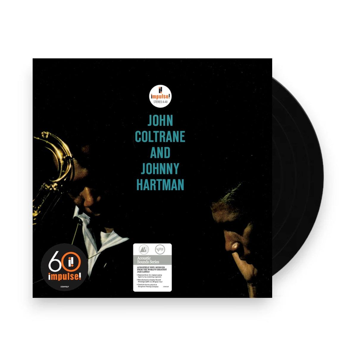 Packshot: John Coltrane & Johnny Hartman – John Coltrane & Johnny Hartman (Verve Acoustic Sounds Series LP Vinyl) Vinyl LP | Relix