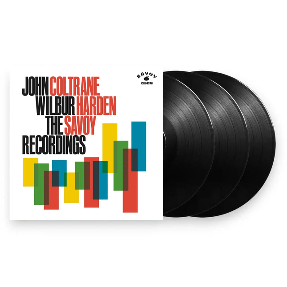 Packshot: John Coltrane & Wilbur Harden – The Savoy Recordings (3 LP 180g Black with tip-on jacket) Vinyl LP | Relix