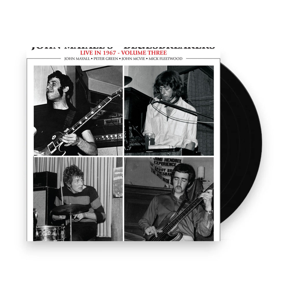 Packshot: John Mayall – Live In 1967 Vol. 3 (Blk LP Vinyl) Vinyl LP | Relix