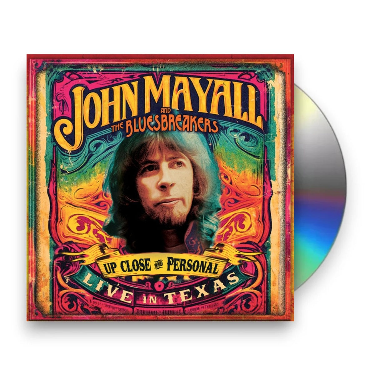 Packshot: John Mayall  & The Bluesbreakers – Up Close And Personal: Live In Texas CD | Relix